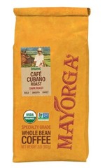 2 X Mayorga Café, USDA Organic, Dark Roast Whole Bean Coffee, 2lb Each, EXP 5/27