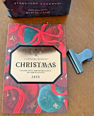 Starbucks Reserve Holiday Christmas Reserve 2025 Whole Bean Coffee (8.8oz/250g)