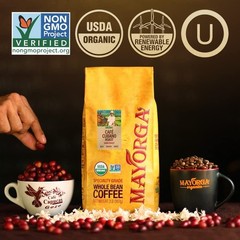 Organic 12oz Dark Roast Whole Bean Coffee – Rich, Smooth Flavor Profile