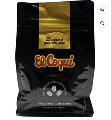 Café El Coqui Supremo Medium Roast Whole Bean Coffee – 16 oz.