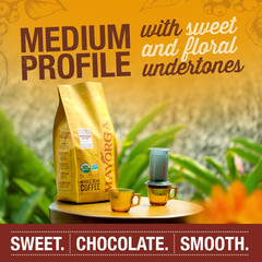 Mayorga Organic Coffee 5Lb Mayan Blend – Medium Roast Whole Bean Coffee Specialt