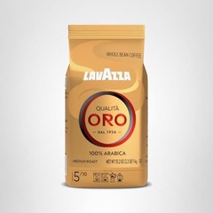 Lavazza QualitÃ Oro Whole Bean Blend, Medium Roast, 35.27 Ounce (Pack of 1)