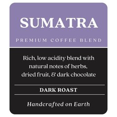 Copper Moon Whole Bean Coffee, Dark Roast, Sumatra Blend, 5 Lb