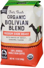 2 Pack Trader Joe’s Organic Fair Trade Bolivian Blend Bean Coffee 12oz