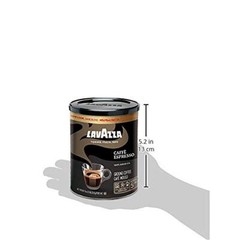 Lavazza Espresso Medium Roast Ground Coffee 100% Arabica 8 oz Tin 6 Pack