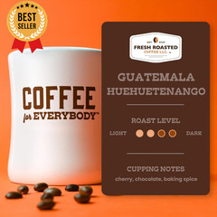 Guatemala Huehuetenango Whole Bean Coffee Medium Roast 2lb Kosher