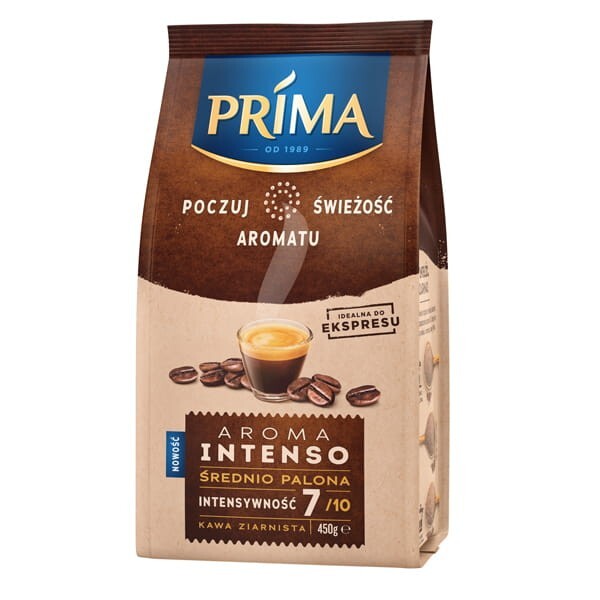 JDE Prima Aroma Intenso Coffee Beans Bag 450g / 15.9oz