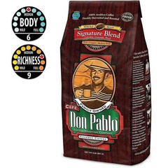 Don Pablo Gourmet Coffee – Signature Blend – Medium Dark Roast – Whole Bean C…