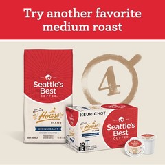 Seattle Best Coffee Portside Blend Medium Roast Whole Bean Coffee 12 Ounce