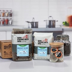 SF Bay 2 Pound Medium Roast Whole Bean Decaf – Toasted Almond & Chocolate