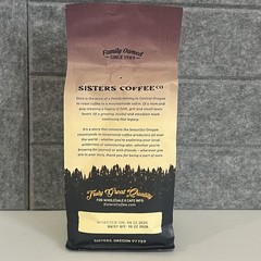 Sisters Coffee Co Espresso Blend Medium Roast Coffee Whole Bean 12 oz