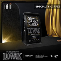 Premium Wild Kopi Luwak Arabica Coffee by Sakha @100G ROASTED COARSE GRIND