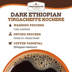 Dark Ethiopian Yirgacheffe Kochere | Single Origin Coffee | Fresh Roasted Coffee