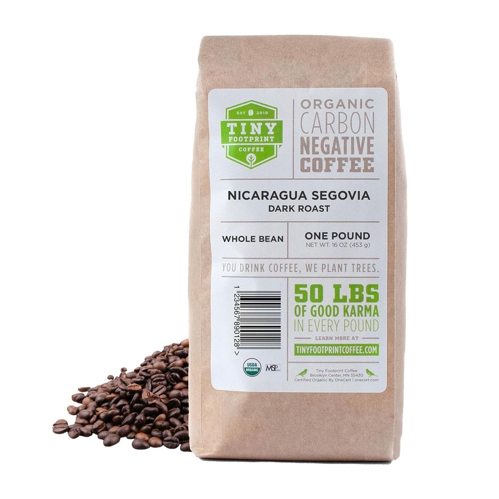 – Fair Trade Organic Nicaragua Segovia Dark Roast |Whole Bean Coffee | USDA