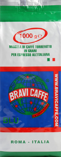 1kg Bravi Coffee Bean Beans BLUE BLEND Great x Vending Machines
