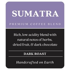 Sumatra Dark Roast Whole Bean Coffee – 2 Lbs of Bold Flavor
