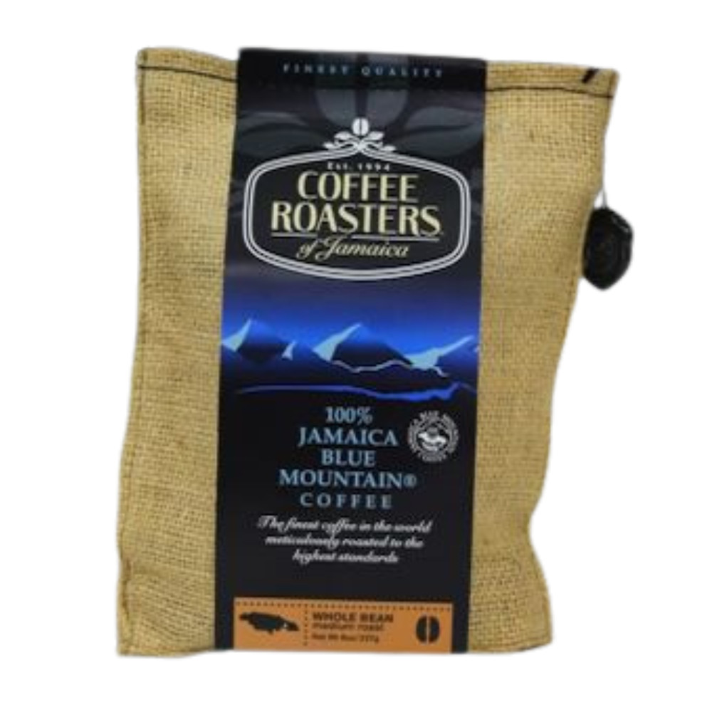 100% Jamaica Blue Mountain Coffee 8oz Whole Bean – Coffee Roasters