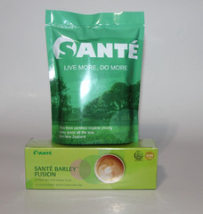 SANTE BARLEY FUSION COFFEE MIX WITH BARLEY GRASS & SANTE BARLEY POWDER