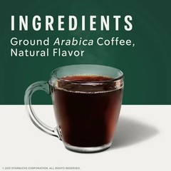 Starbucks Arabica Beans Caramel, Naturally Flavored, Ground Coffee, 11oz USA