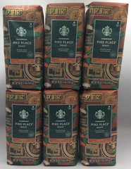 Starbucks Pike Place Roast Whole Bean Coffee Case of 6 Bags 16 oz☕ MAY/2026☕