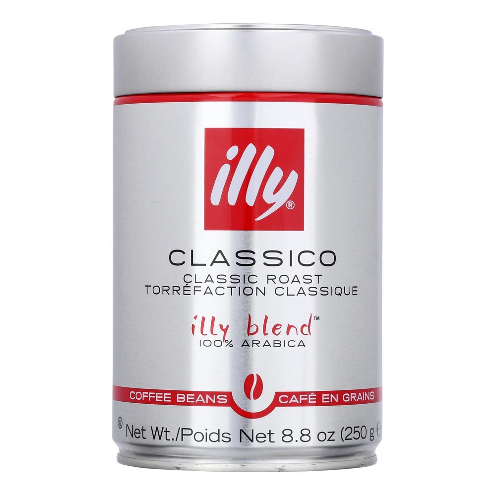 Illy Caffe Coffee Coffee – Whole Bean – Medium Roast – 8.8 oz – case of 6