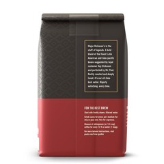 Exceptional 100% Arabica Coffee – Peet’s Major Dickason’s Dark Roast, 18 Ounce