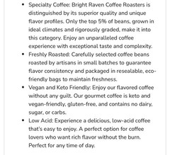 Bright Raven Roasters Colombia Choc Caramel Orange Peach Speciality Coffee