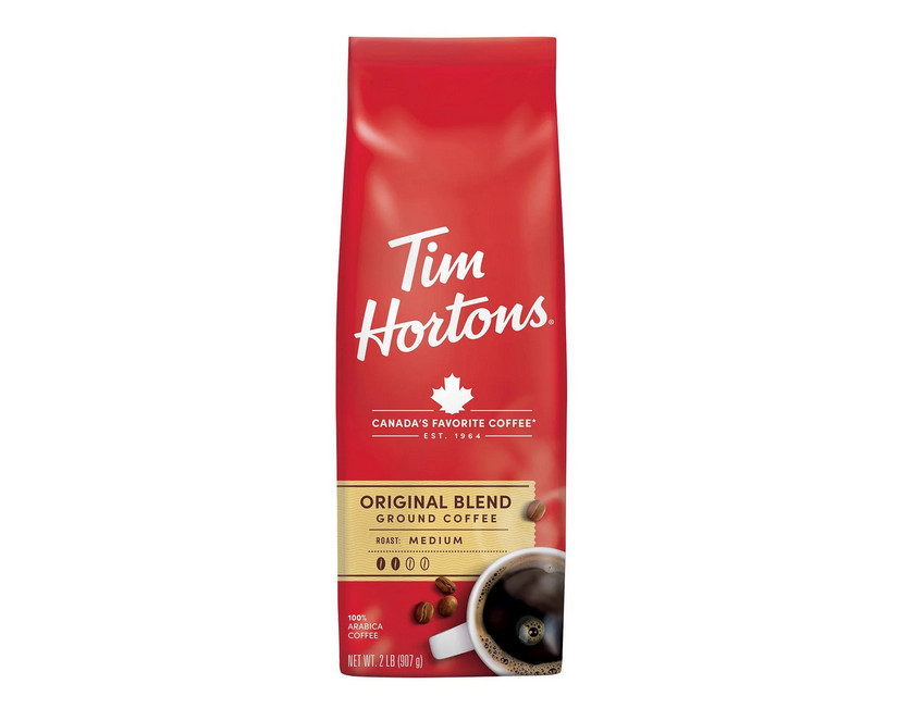 Tim Hortons Original Blend Ground Coffee Medium Roast 32 oz