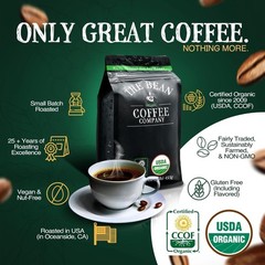 Sustainable Organic Mocha Java Medium Roast Whole Bean Coffee (2 Bags)