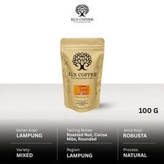 BEST NEW! EL’S COFFEE Lampung Robusta 100Gr Pure Indonesia Coffee