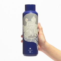 WILDSIDE Starbucks Yohji Yamamoto Reserve Blue Stainless Bottle 591ml