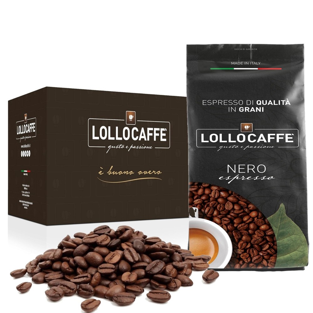 Coffee Lollo Beans Line Vending Black Blend Passion 1kg Bean Envelopes