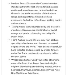 Bright Raven Roasters Colombia Choc Caramel Orange Peach Speciality Coffee