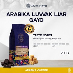 Wild Luwak Gayo Arabica Coffee 200g – Indonesian Kopi Luwak Premium Coffee