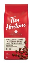 Tim Hortons Whole Bean Original Blend Coffee, 300g/10.6oz,