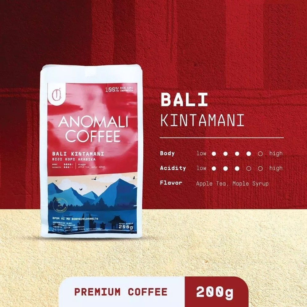 Anomali Coffee – Kopi Bali Kintamani 200g US Free Tax