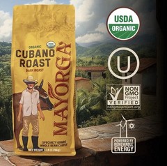 Huge 5 Lbs Whole Bean Coffee Organic MAYORGA Specialty Grade Dark Roast