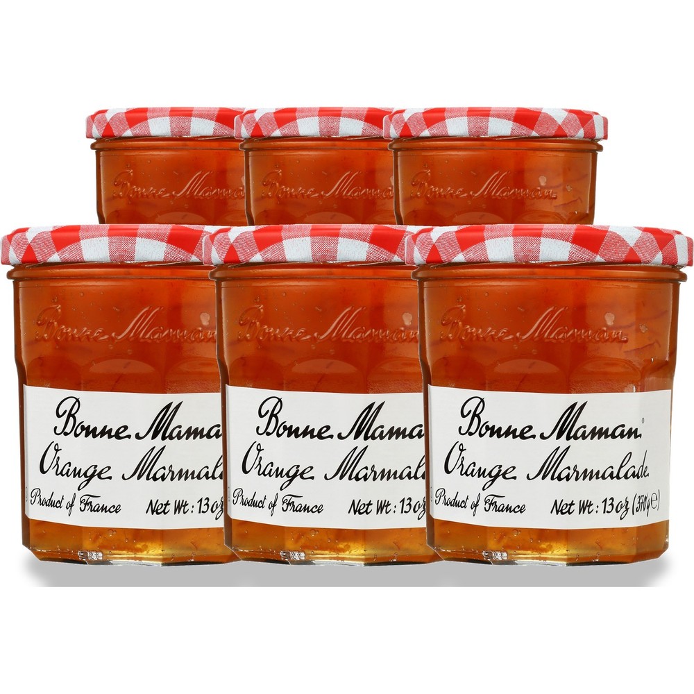 Bonne Maman 13 Oz Orange Marmalade Fruit Spread 6 Pack