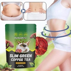SLIM Green Coffee Ganoderma WEIGHT LOSS Control Detox Tea – USA Seller 18 Pcs