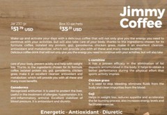 Jimmy Coffee Tonic Life Potente Antioxidante Ganoderma
