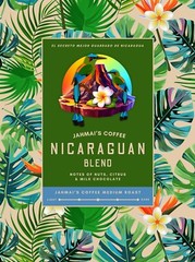 Jahmai’s Coffee Nicaraguan Medium Roast, Crafted from the Finest Caturra bean