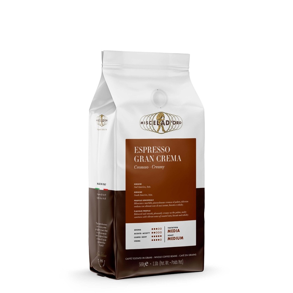 Miscela D’Oro Gran Crema Espresso Beans, 1.1 lb bag