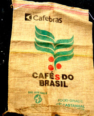 60KG , Rainforest Alliance Certified COFFE BEAN 2 SIDED BURLAP BAG