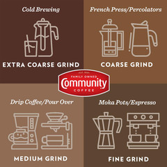Community Coffee Breakfast Blend Whole Bean Coffee, Medium Roast, 72 Ounce (12 O