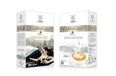 Trung Nguyen Legend Instant Coffee 216g 12 pack Cappuccino Hazelnut USA Ship
