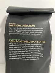 Solspring Organic Peruvian Dark Roast Coffee, 12 oz Decaf Whole Bean 11/15/25