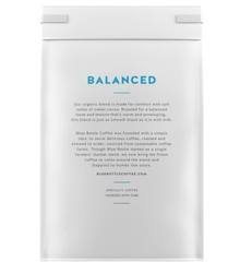 Blue Bottle Whole Bean Organic Coffee, Balanced, Medium Roast, 12 Ounce bag Pack