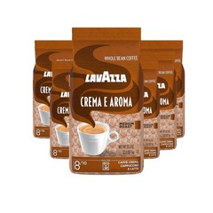 Lavazza Roasted Coffee Beans, Crema E Aroma, 2.20 lbs 35.27 Ounce (Pack of 6)