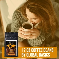 Ethiopian Yirgacheffe Whole Bean 12 Ounce Coffee Medium Roast Gourmet Fresh