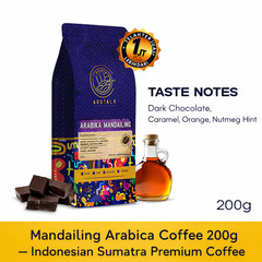 Mandailing Arabica Coffee 200g – Indonesian Sumatra Premium Coffee